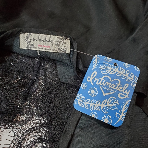 Free People Starlight Cami Tank Black XS MSRP $58 FPS031 - Picture 9 of 13